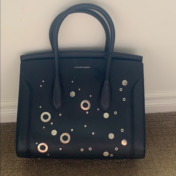 Alexander McQueen Handbags - Alexander McQueen Heroine 35 Studded Leather